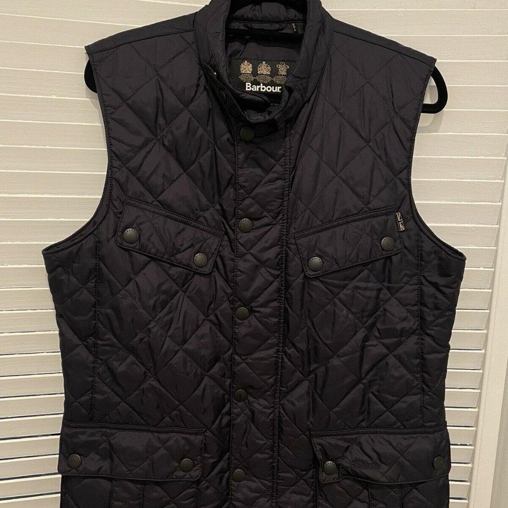 Barbour mens vest (gilet) navy L